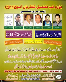 Euro Cup - Tehsil Kharian - Assoj 2014